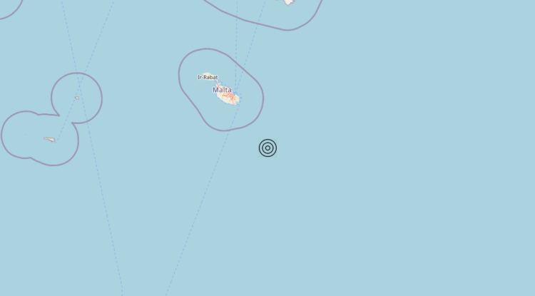 Terremoto Malta [Sea] – Magnitudo 3.5