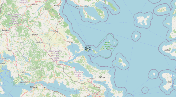 Terremoto Greece [Sea] – Magnitudo 4.7
