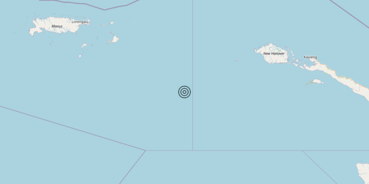 Terremoto Papua New Guinea [Sea] – Magnitudo 5.7