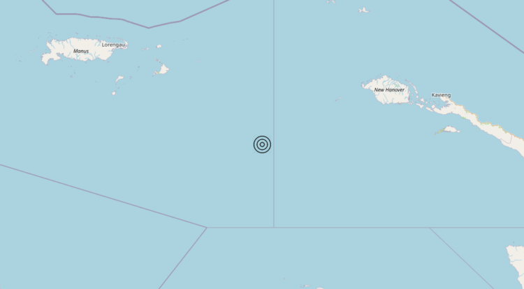 Terremoto Papua New Guinea [Sea] – Magnitudo 5.7