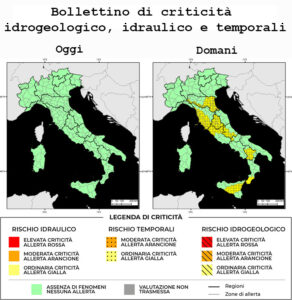 Bollettino di allerta meteo del 09/05/2026