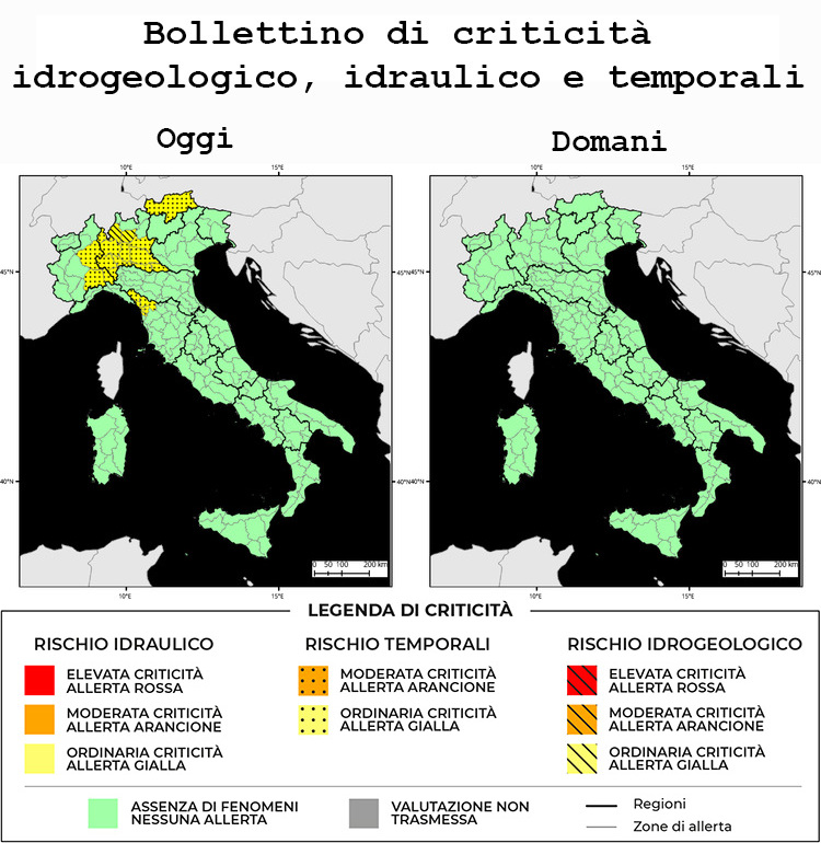 Bollettino di allerta meteo del 11/05/2026 Bollettino di allerta meteo del 11/05/2026
