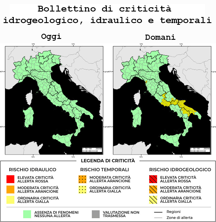 Bollettino di allerta meteo del 12/05/2026 Bollettino di allerta meteo del 12/05/2026