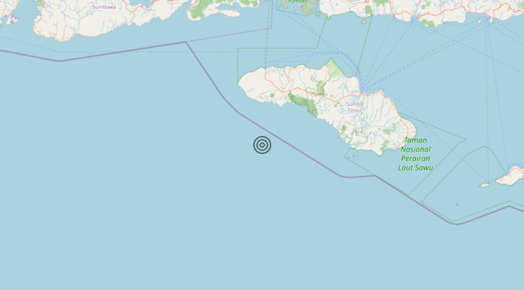 Terremoto Indonesia [Sea] – Magnitudo 5.9