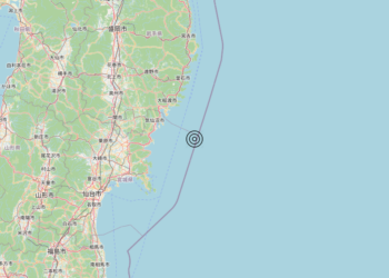 Terremoto Near east coast of eastern Honshu, Japan [Sea: Japan] – Magnitudo 6.6