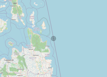 Terremoto Philippines [Sea] – Magnitudo 5.5