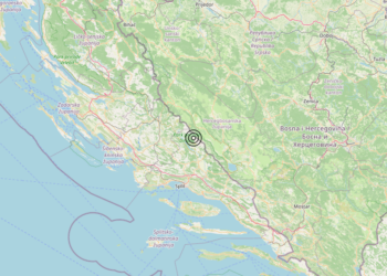 Terremoto Croatia [Land] – Magnitudo 3.7