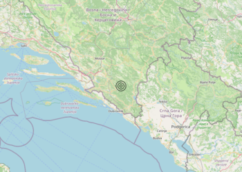 Terremoto Bosnia and Herz. [Land] – Magnitudo 3.8