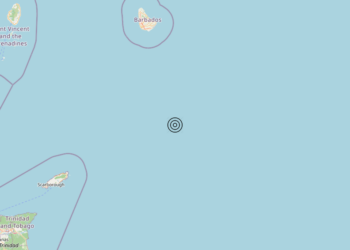 Terremoto Barbados [Sea] – Magnitudo 5.5