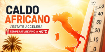 Meteo: il caldo africano accelera, l’Italia verso una fase eccezionale. Possibili punte vicine ai 40°C Meteo: il caldo africano accelera, l’Italia verso una fase eccezionale. Possibili punte vicine ai 40°C