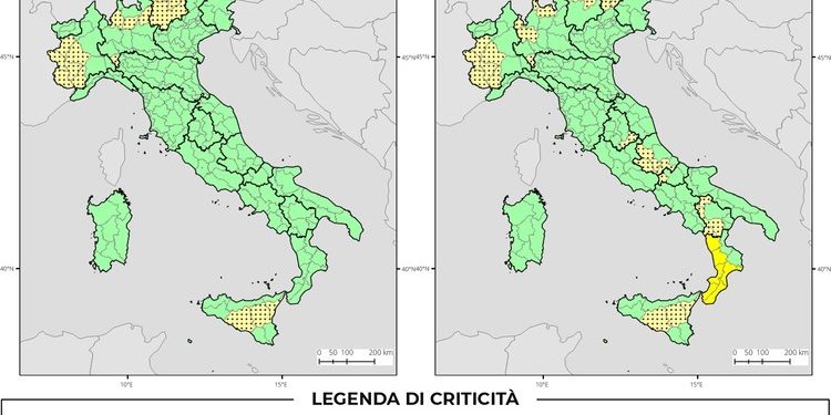Bollettino di allerta meteo del 28/06/2026