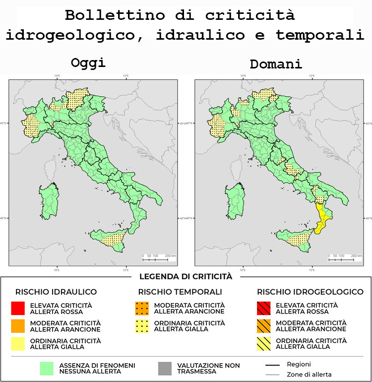 Bollettino di allerta meteo del 28/06/2026