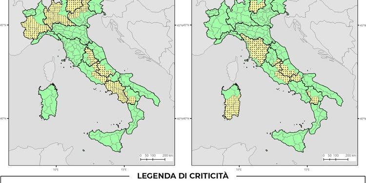 Bollettino di allerta meteo del 29/06/2026