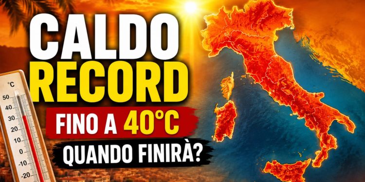 Caldo record in Italia: ecco fino a quando durerà l’ondata africana e quando potrebbero tornare i temporali