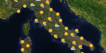 Il Meteo in Italia per Venerdì 19 Giugno 2026 Il Meteo in Italia per Venerdì 19 Giugno 2026