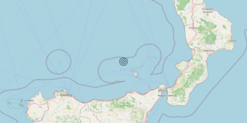 Terremoto Isole Eolie (Messina) – Magnitudo 3.9