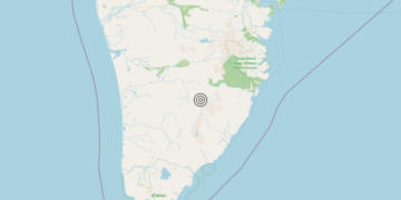 Terremoto Kamchatka Peninsula, Russia [Land: Russia] – Magnitudo 5.5