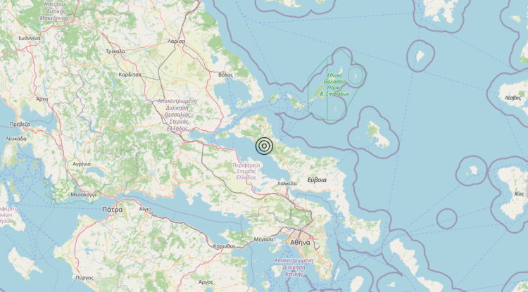 Terremoto Greece [Sea] – Magnitudo 5.5