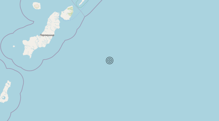 Terremoto East of Kuril Islands, Russia [Sea: Russia] – Magnitudo 6.2