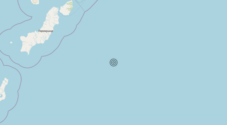 Terremoto East of Kuril Islands, Russia [Sea: Russia] – Magnitudo 5.7