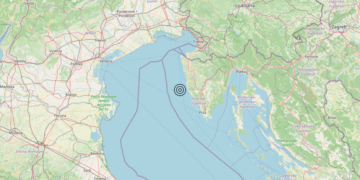 Terremoto Adriatico Settentrionale [Mare] – Magnitudo 3.4