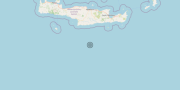 Terremoto Crete, Greece [Sea: Greece] – Magnitudo 4.5