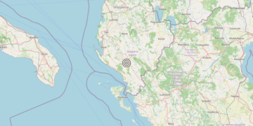 Terremoto Albania [Land] – Magnitudo 3.8