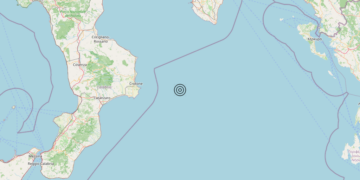 Terremoto Mar Ionio Settentrionale [Mare] – Magnitudo 3.1