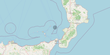 Terremoto Tirreno Meridionale [Mare] – Magnitudo 4.7