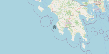 Terremoto Costa Occidentale Peloponneso (GRECIA) – Magnitudo 5.2