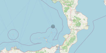 Terremoto Tirreno Meridionale [Mare] – Magnitudo 3.3