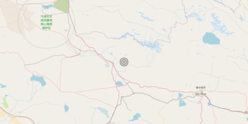 Terremoto Qinghai, China [Land: China] – Magnitudo 6.2