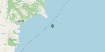Terremoto Off east coast of Kamchatka Peninsula, Russia [Sea: Russia] – Magnitudo 6.6