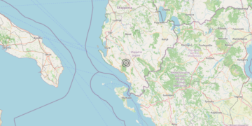 Terremoto Costa Albanese meridionale (ALBANIA) – Magnitudo 3.7