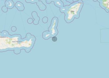Terremoto Dodecanese Islands, Greece [Sea: Greece] – Magnitudo 5.0