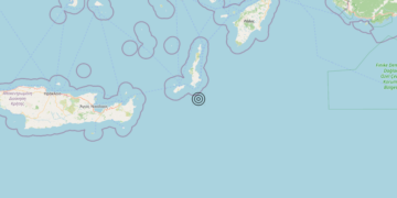 Terremoto Dodecanese Islands, Greece [Sea: Greece] – Magnitudo 5.0