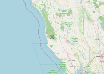 Terremoto Near coast of northern California, United States [Land: United States] – Magnitudo 5.8