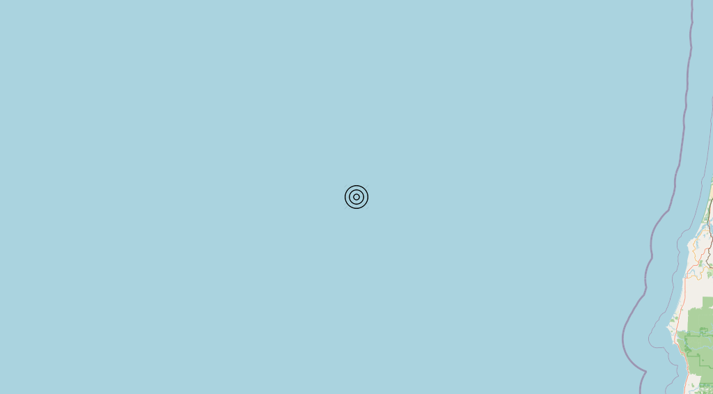 Terremoto Off coast of Oregon, United States [Sea: United States] – Magnitudo 5.5