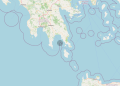 Terremoto Southern Greece [Sea: Greece] – Magnitudo 4.5