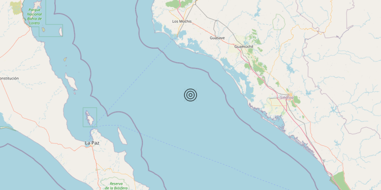 Terremoto Gulf of California, Mexico [Sea: Mexico] – Magnitudo 6.1