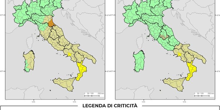 Bollettino di allerta meteo del 02/07/2026 Bollettino di allerta meteo del 02/07/2026
