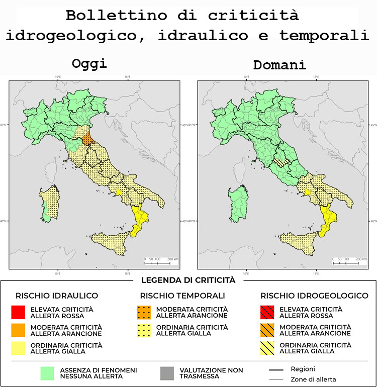 Bollettino di allerta meteo del 02/07/2026