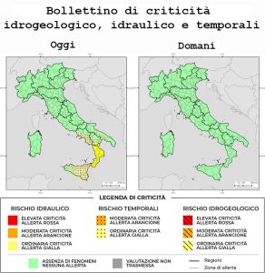 Bollettino di allerta meteo del 03/07/2026
