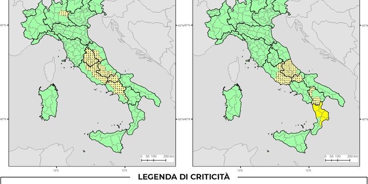 Bollettino di allerta meteo del 06/07/2026 Bollettino di allerta meteo del 06/07/2026