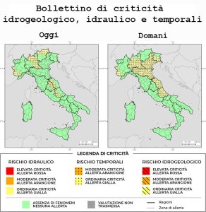 Bollettino di allerta meteo del 10/07/2026
