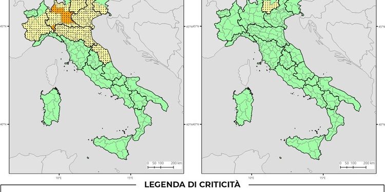 Bollettino di allerta meteo del 11/07/2026 Bollettino di allerta meteo del 11/07/2026