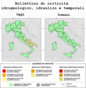 Bollettino di allerta meteo del 12/07/2026