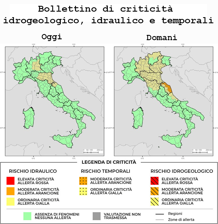 Bollettino di allerta meteo del 20/07/2026 Bollettino di allerta meteo del 20/07/2026