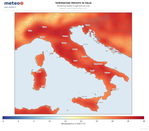 Quarta ondata di caldo, l’anticiclone africano torna sull’Italia: temperature fino a 40°C