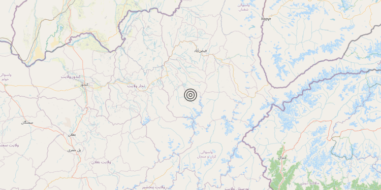 Terremoto Afghanistan [Land] – Magnitudo 5.5